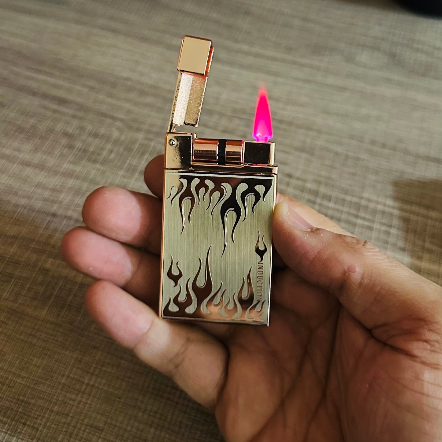 Modern Metal Windproof Induction Inflatable Lighter