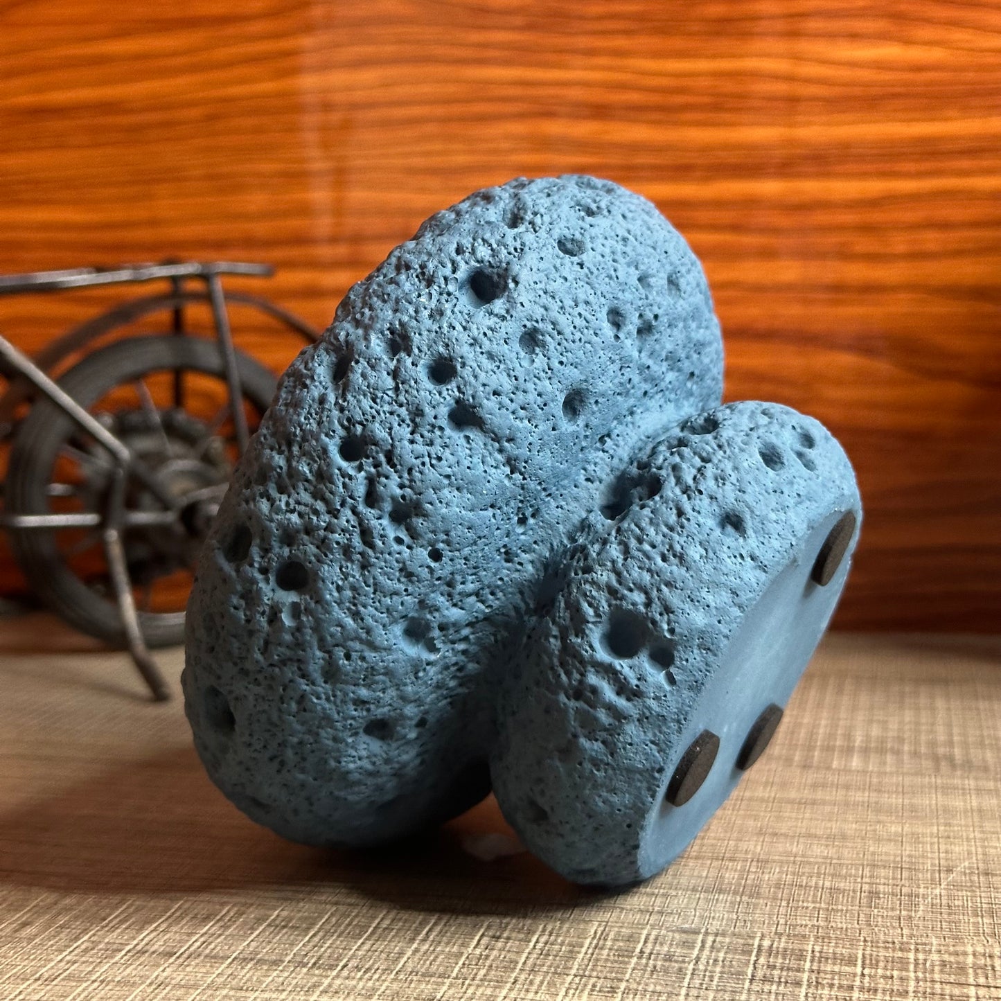 High End Round Bottom Cement Concrete Bowl Unique Shape Candle Jars