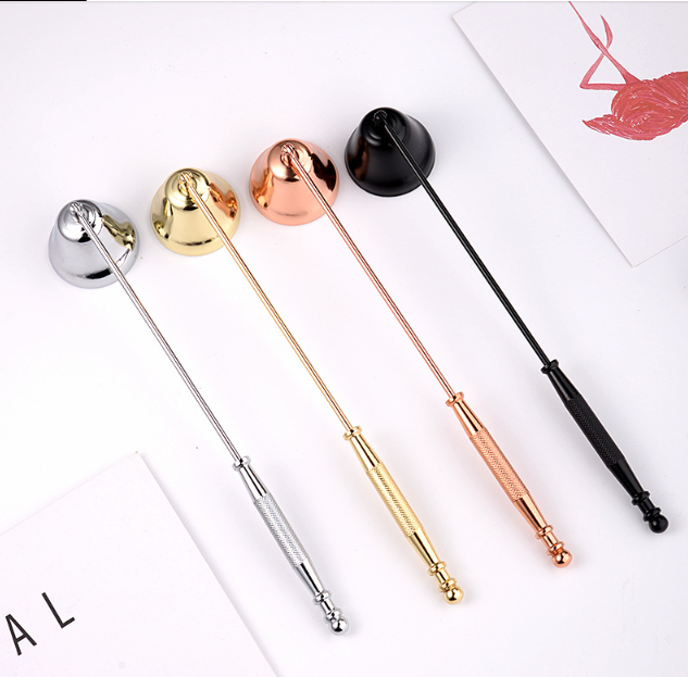 Golden Bell-Shaped Candle Snuffer