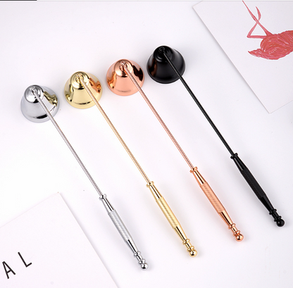 Golden Bell-Shaped Candle Snuffer