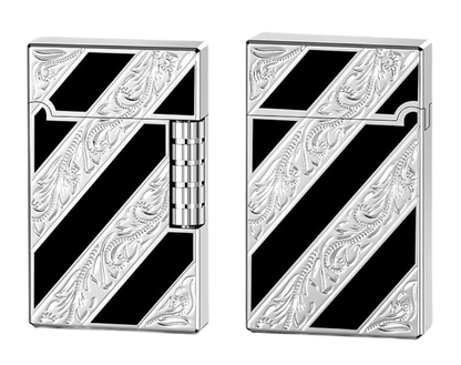 Personalized Diagonal Striped Lighter