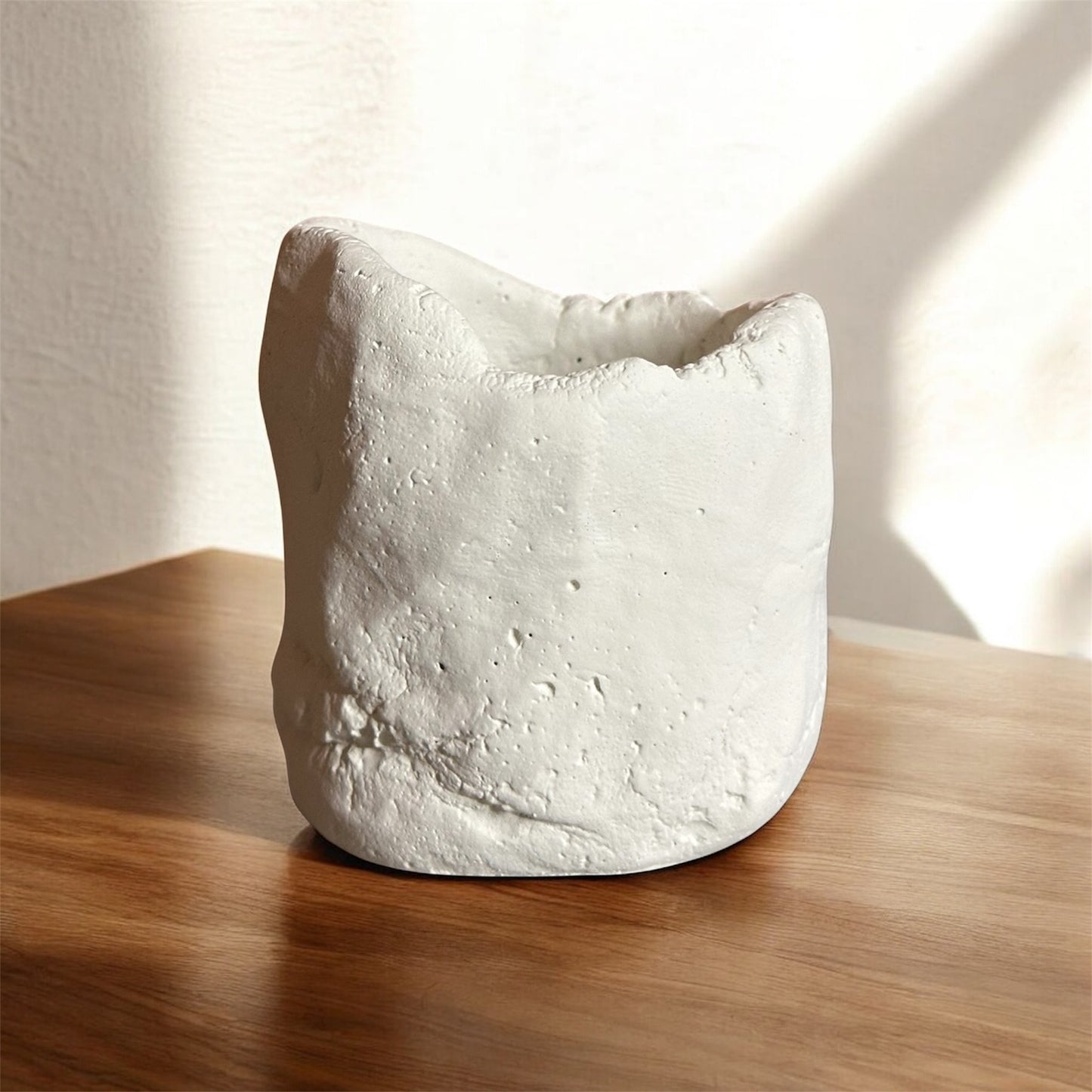 Cement Sand Wax Candle
