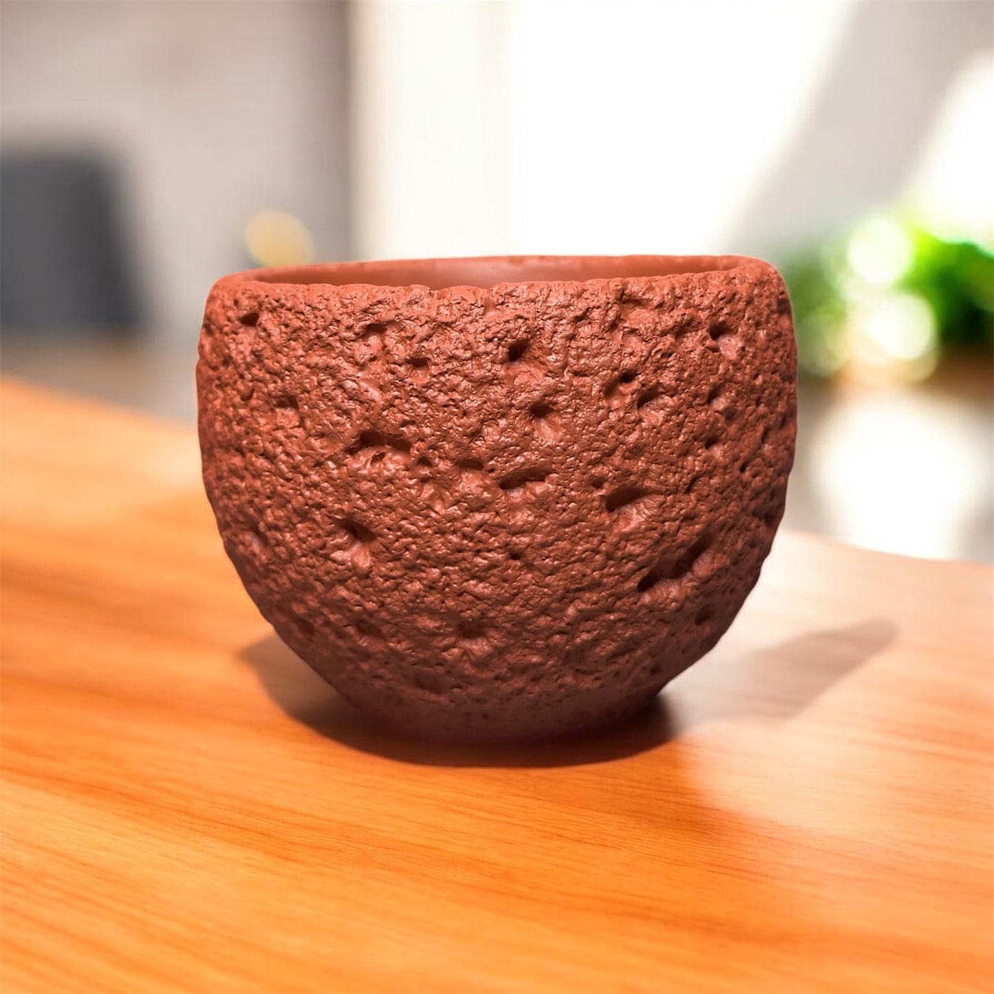 Premium Earthy Toned Handmade Clay Candle Jar