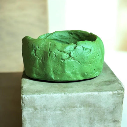 Art Cement Candle Aromatherapy Cup with Base