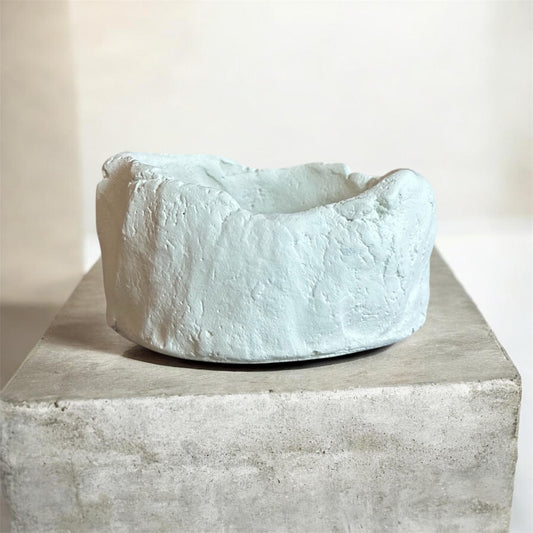 Art Cement Candle Aromatherapy Cup with Base