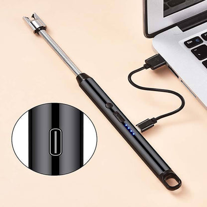 Windproof Rechargeable USB Electric Multi-Function Arc